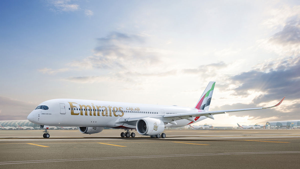 Emirates dévoile officiellement son premier A350